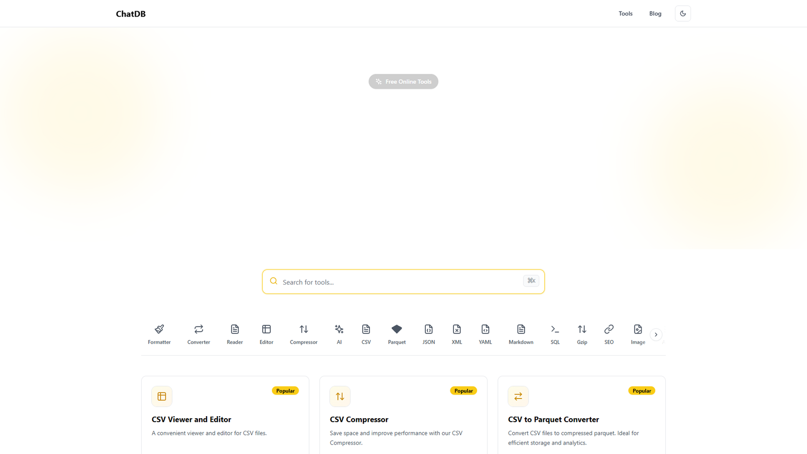 ChatDB File Tools — интерфейс нейросети ChatDB File Tools — интерфейс нейросети