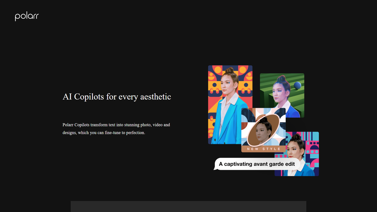 Polarr Copilot — интерфейс нейросети Polarr Copilot — интерфейс нейросети