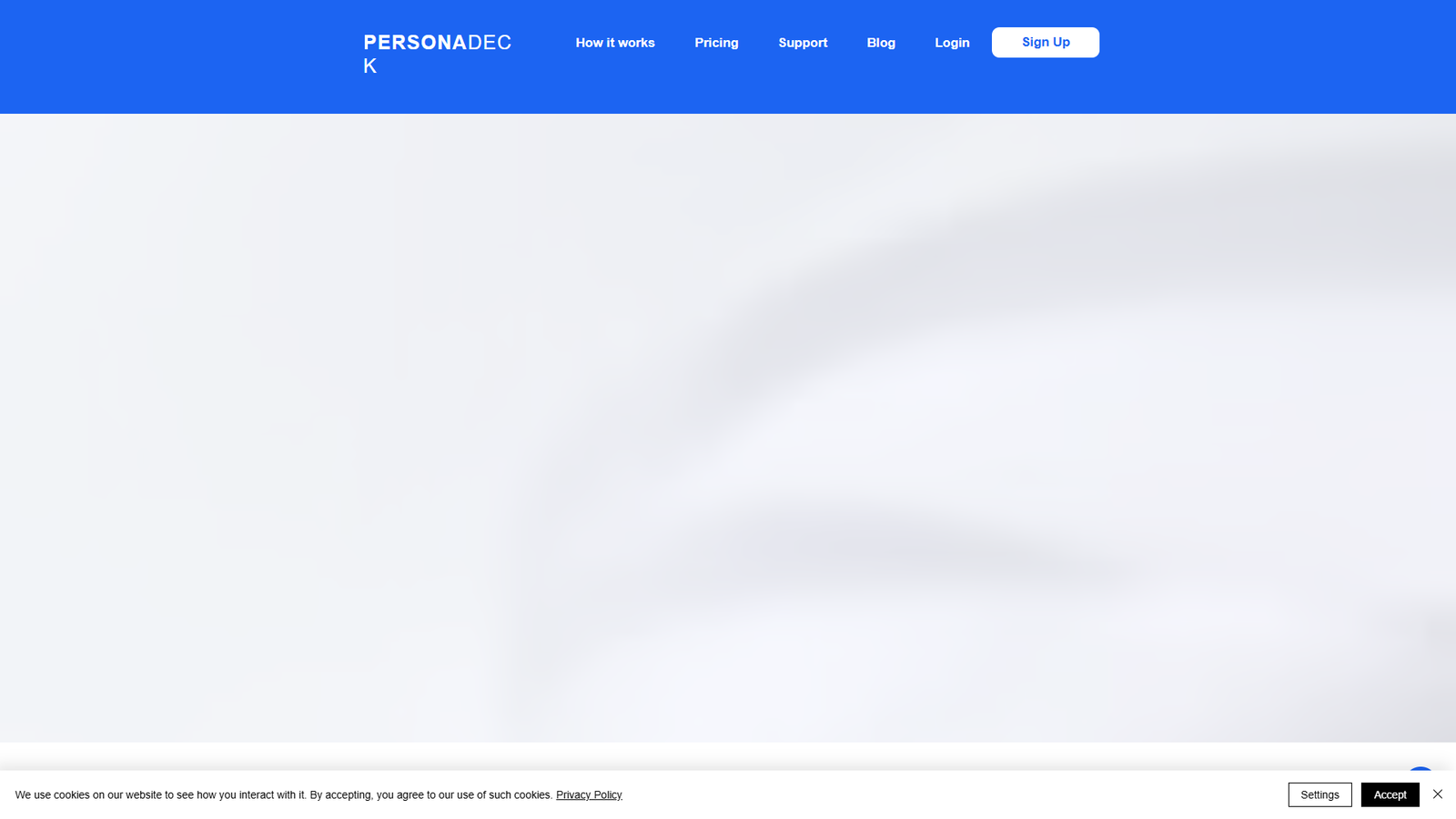 Personadeck — интерфейс нейросети Personadeck — интерфейс нейросети