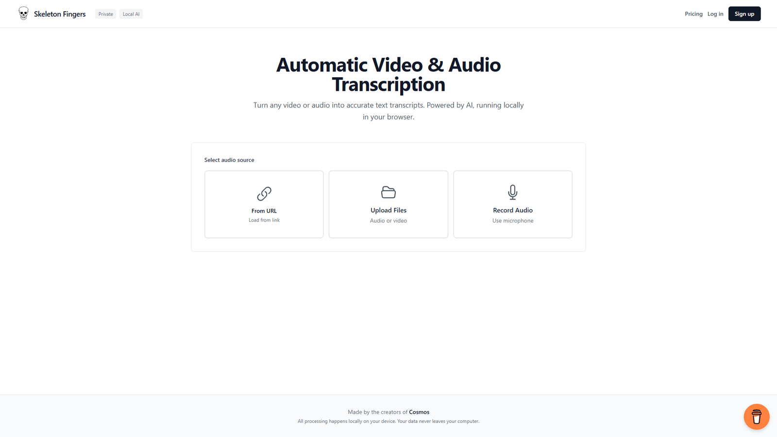 SkeletonFingers — интерфейс нейросети SkeletonFingers — интерфейс нейросети