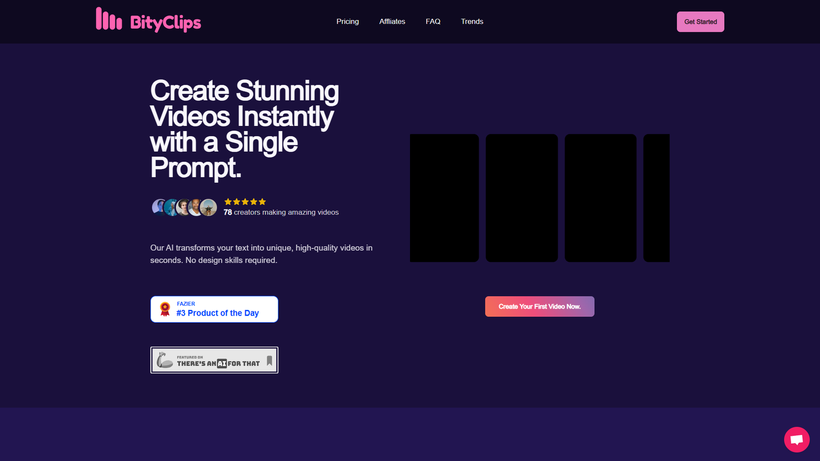 BityClips — интерфейс нейросети BityClips — интерфейс нейросети