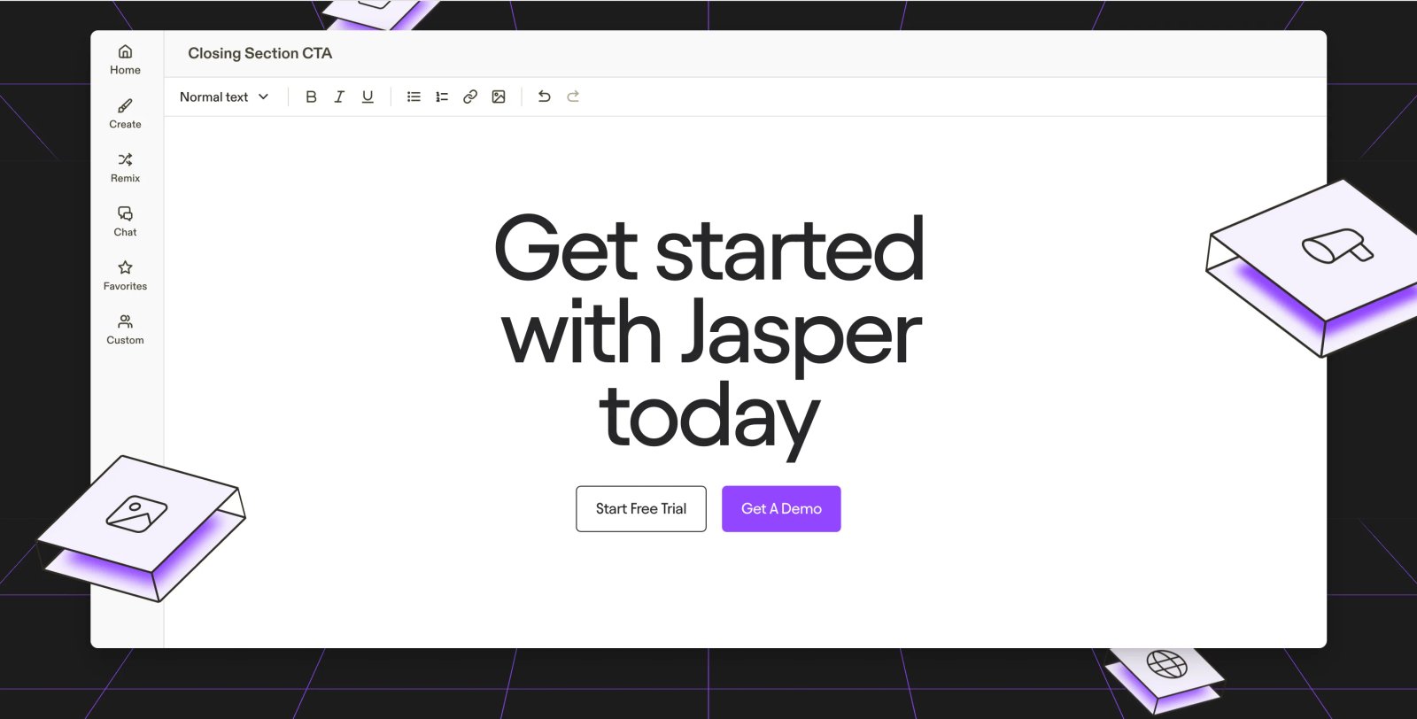 Jasper AI Нейросеть Интерфейс