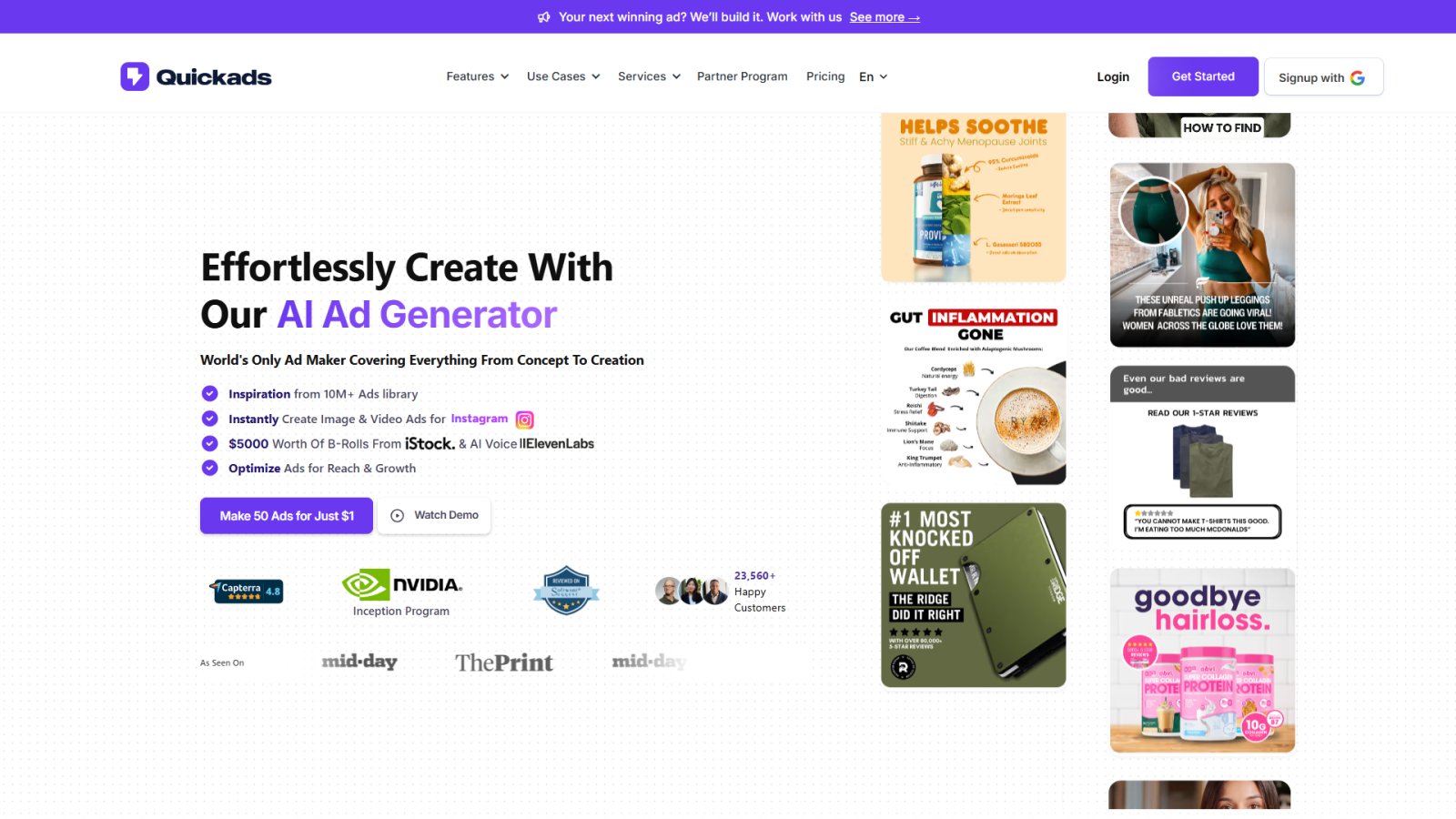 Quickads нейросеть Главная страница Quickads нейросеть Главная страница