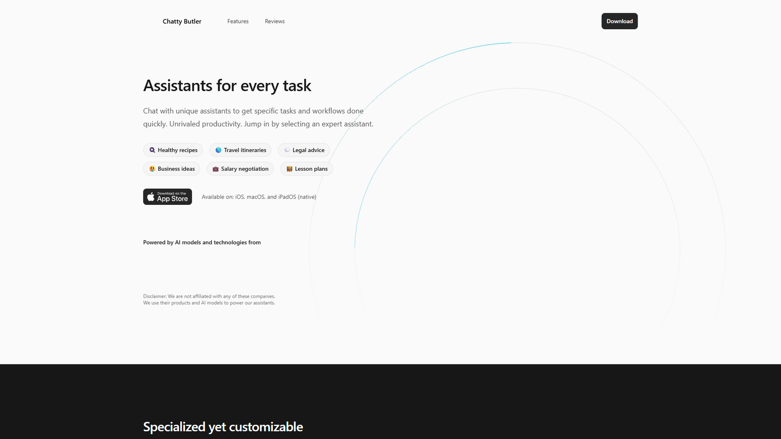 Chatty Butler — интерфейс нейросети Chatty Butler — интерфейс нейросети