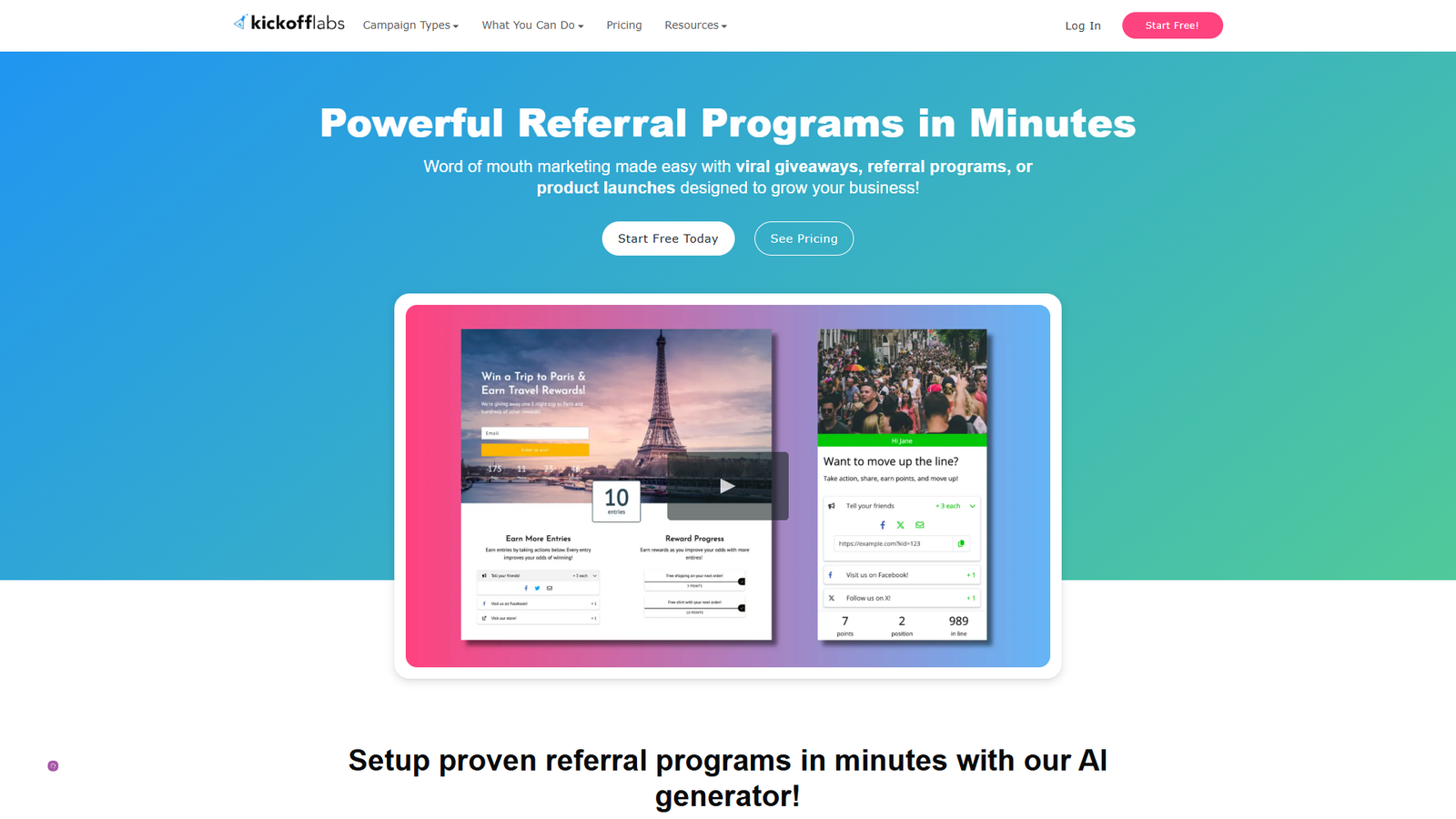KickoffLabs — интерфейс нейросети KickoffLabs — интерфейс нейросети