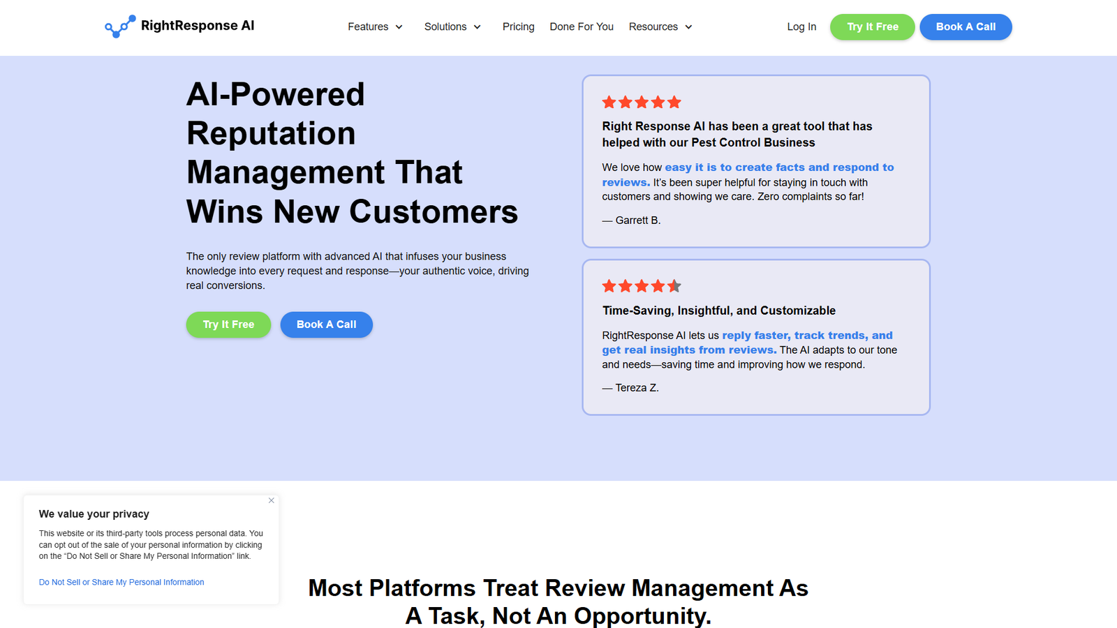 RightResponse AI — интерфейс нейросети RightResponse AI — интерфейс нейросети
