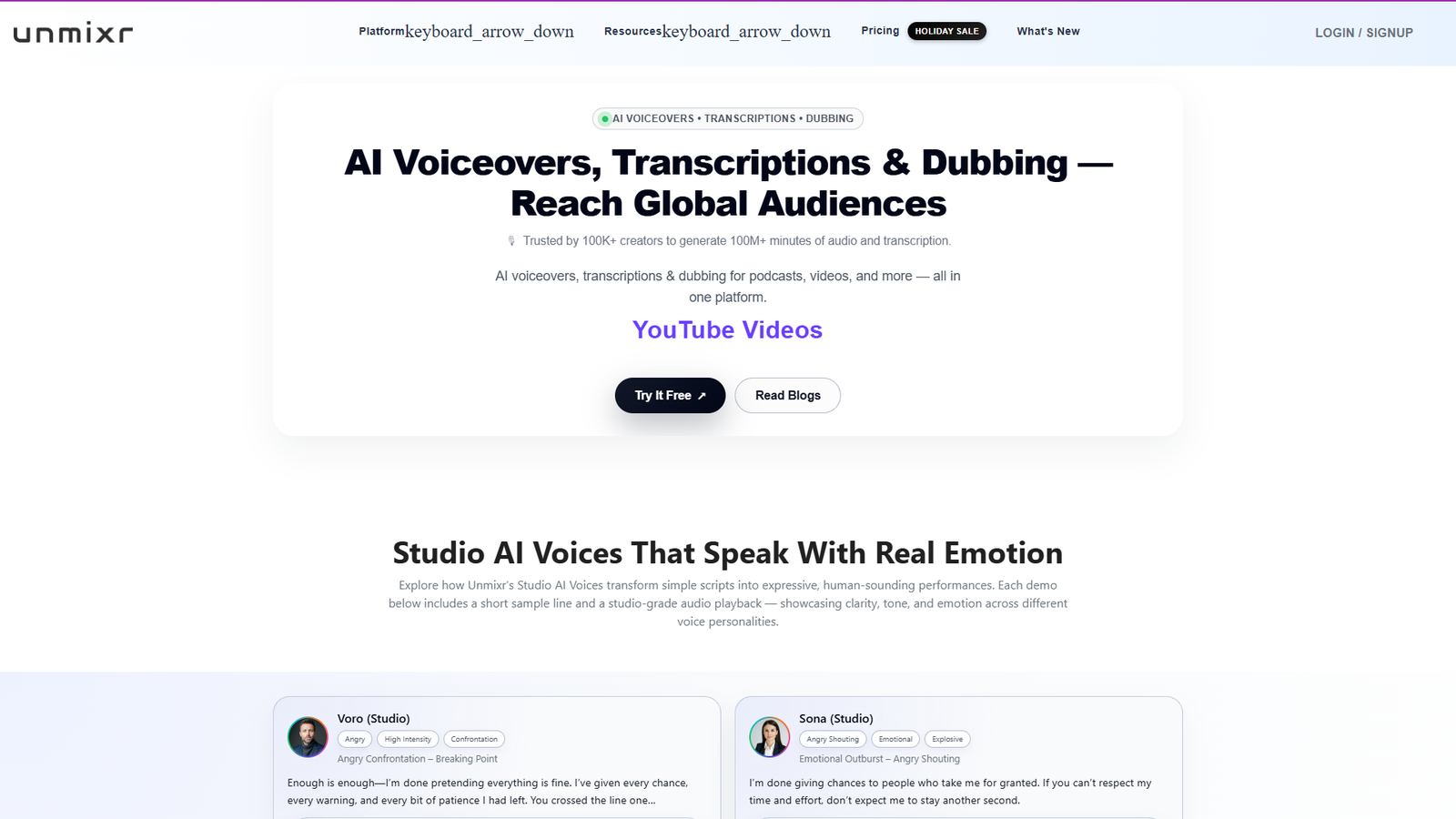 Unmixr AI — интерфейс нейросети Unmixr AI — интерфейс нейросети
