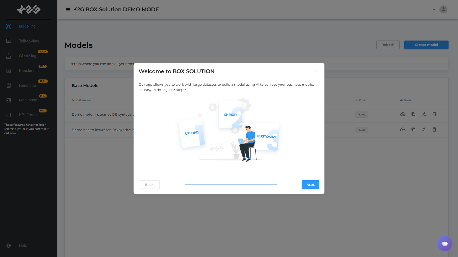 K2G BOX Solution — интерфейс нейросети K2G BOX Solution — интерфейс нейросети