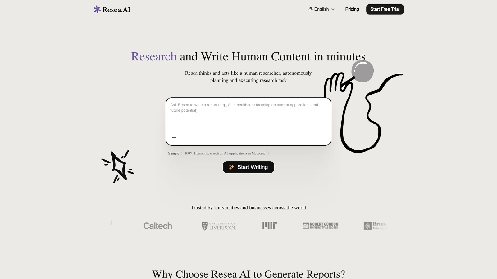 Resea AI — интерфейс нейросети Resea AI — интерфейс нейросети