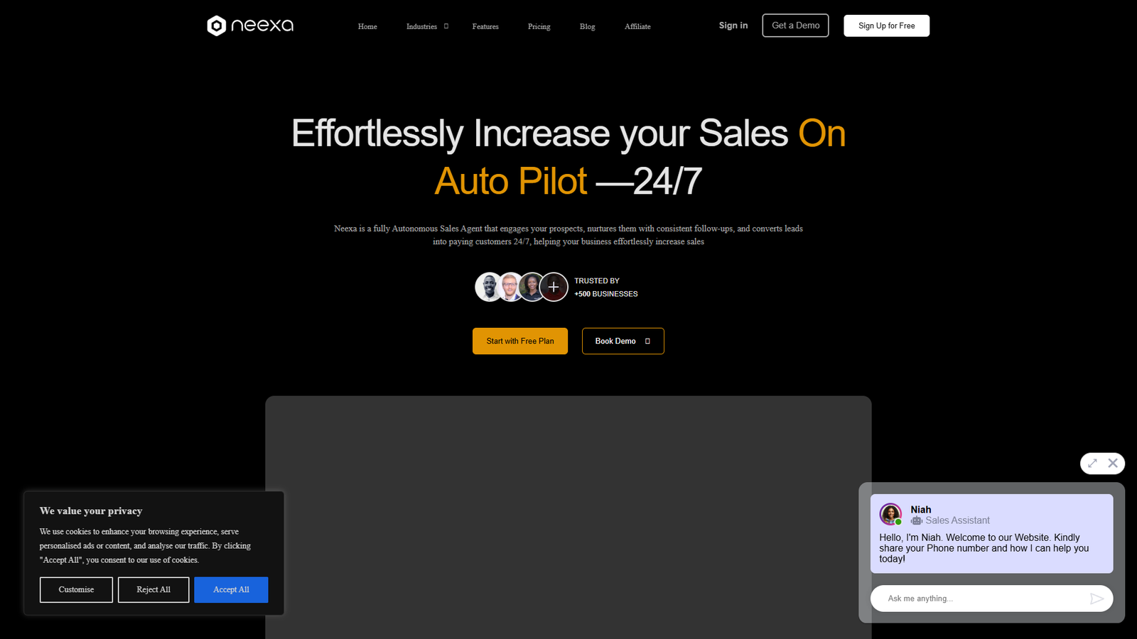 Neexa — интерфейс нейросети Neexa — интерфейс нейросети