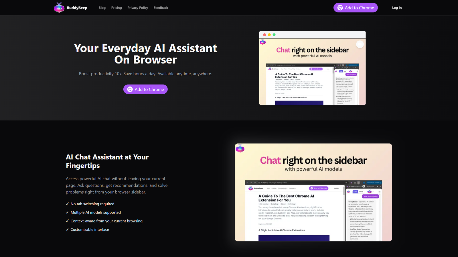BuddyBeep — интерфейс нейросети BuddyBeep — интерфейс нейросети