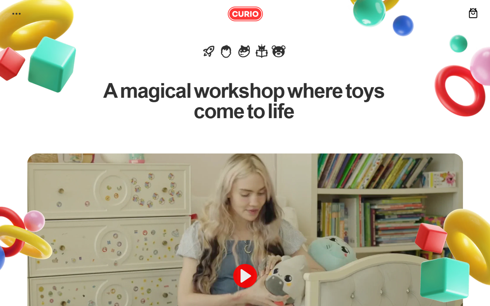 Curio AI Toys — интерфейс нейросети Curio AI Toys — интерфейс нейросети