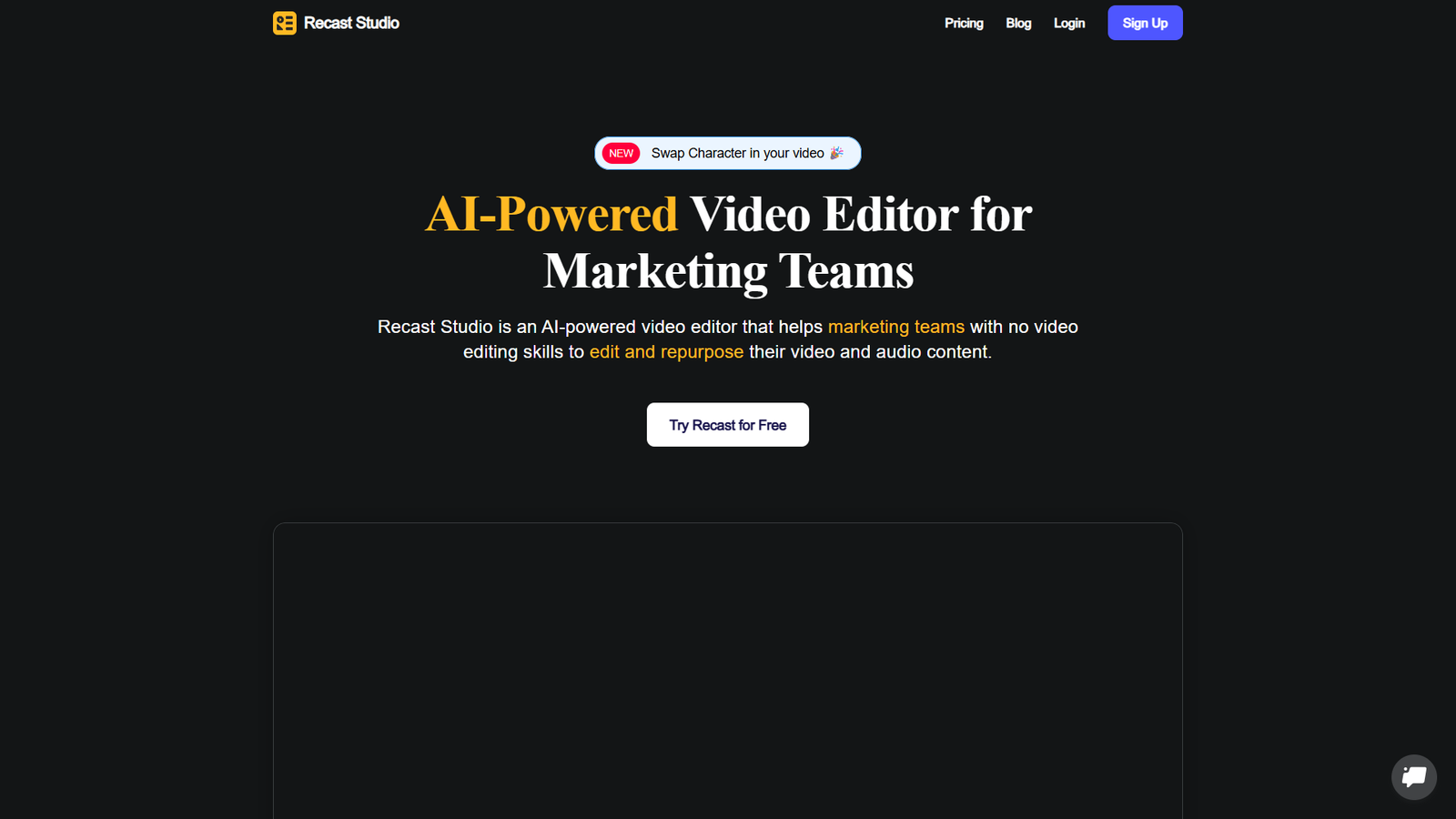 Recast Studio — интерфейс нейросети Recast Studio — интерфейс нейросети