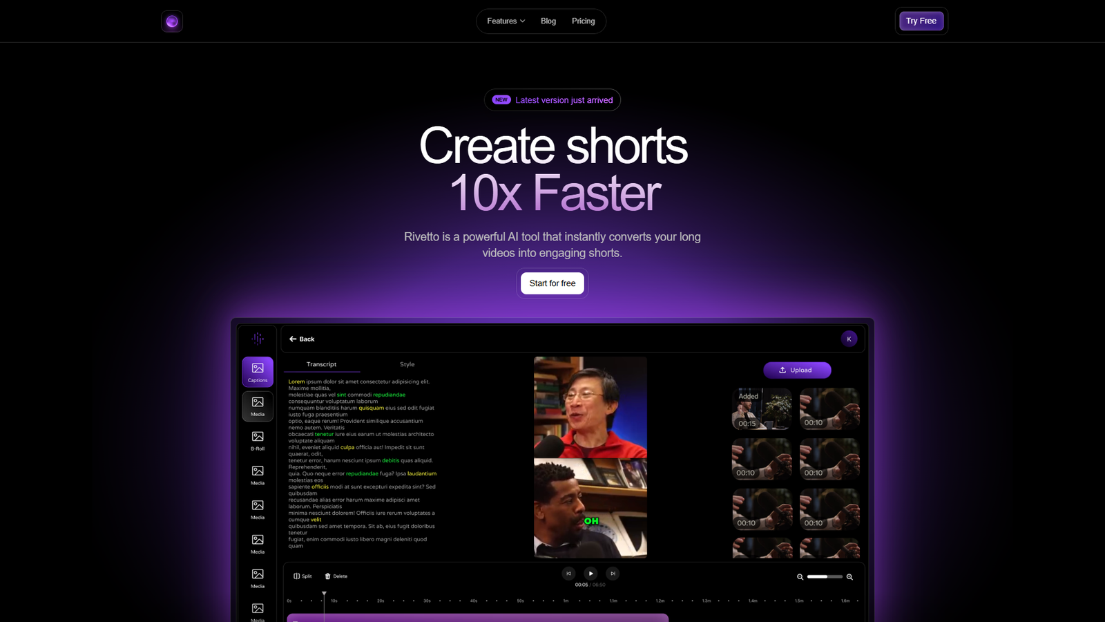 Rivetto — интерфейс нейросети Rivetto — интерфейс нейросети