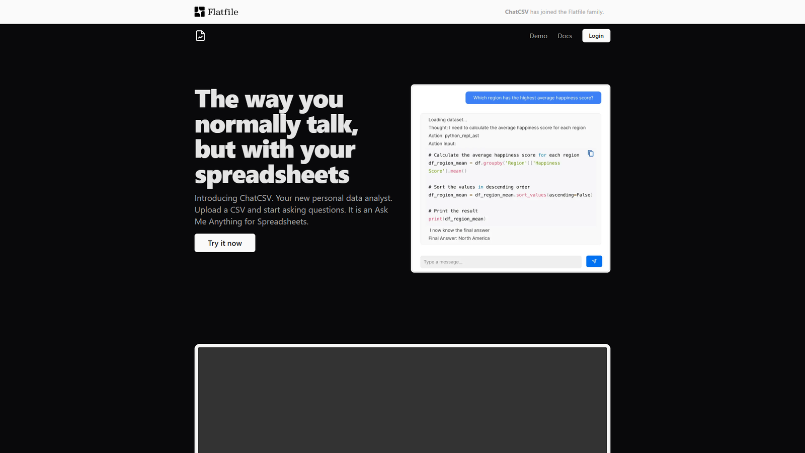 ChatCSV — интерфейс нейросети ChatCSV — интерфейс нейросети