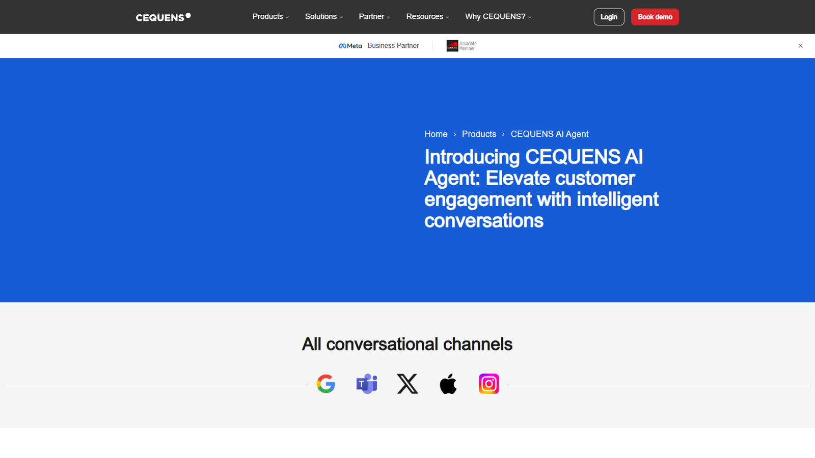CEQUENS AI Agent — интерфейс нейросети CEQUENS AI Agent — интерфейс нейросети