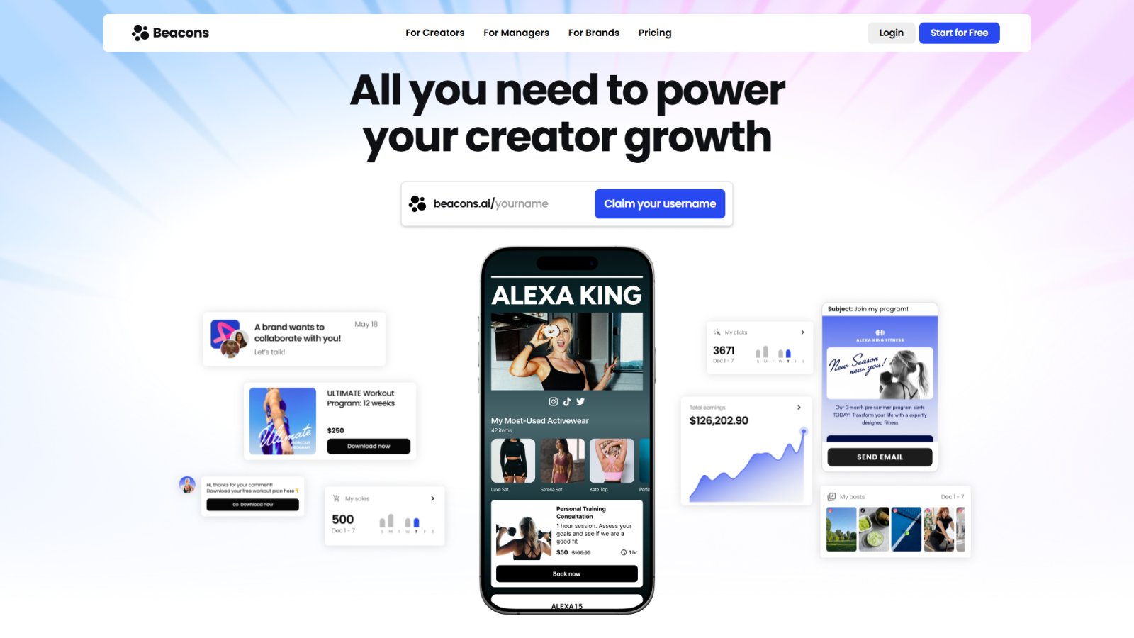 Beacons нейросеть Главная страница