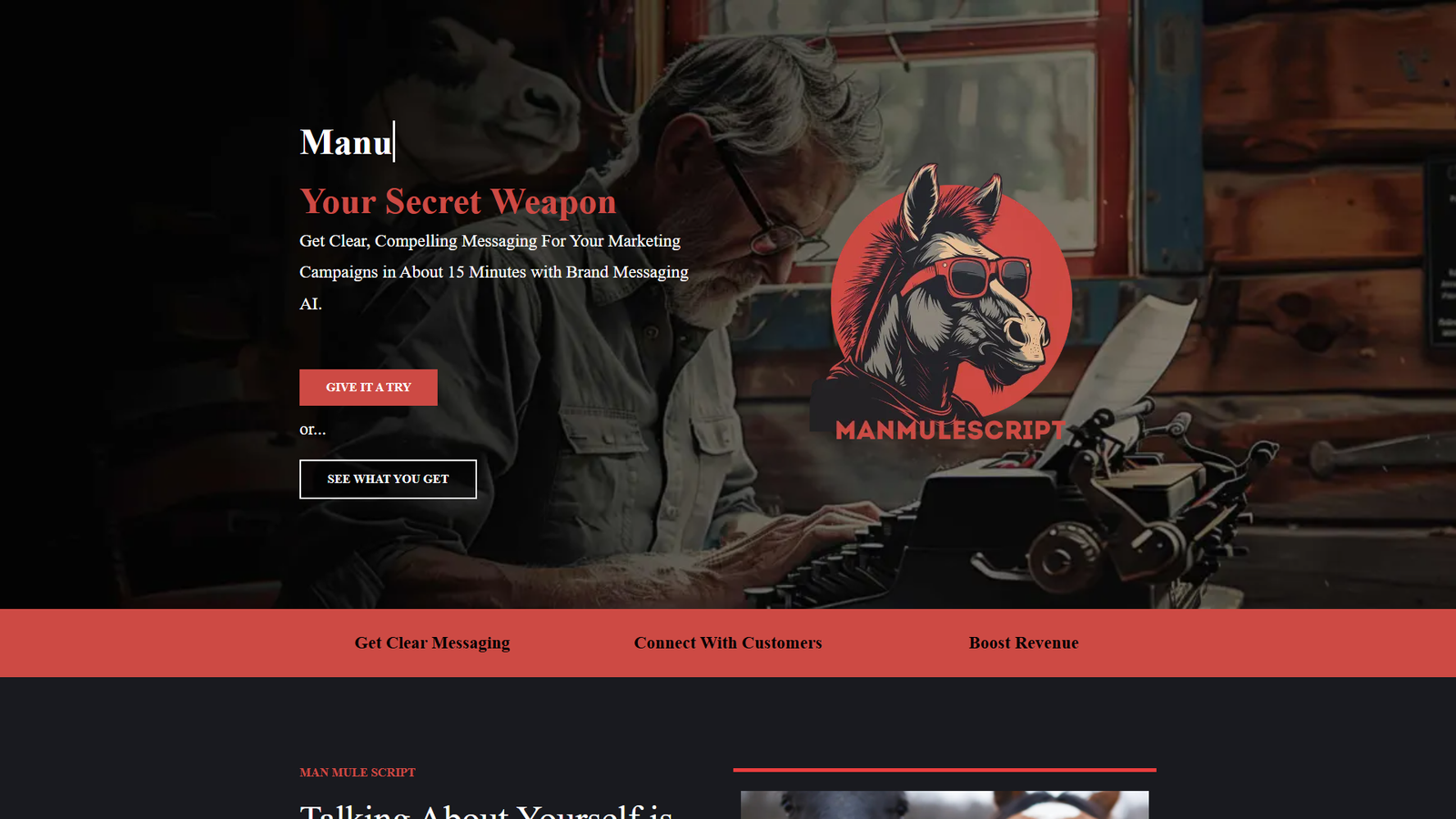 ManMuleScript — интерфейс нейросети ManMuleScript — интерфейс нейросети