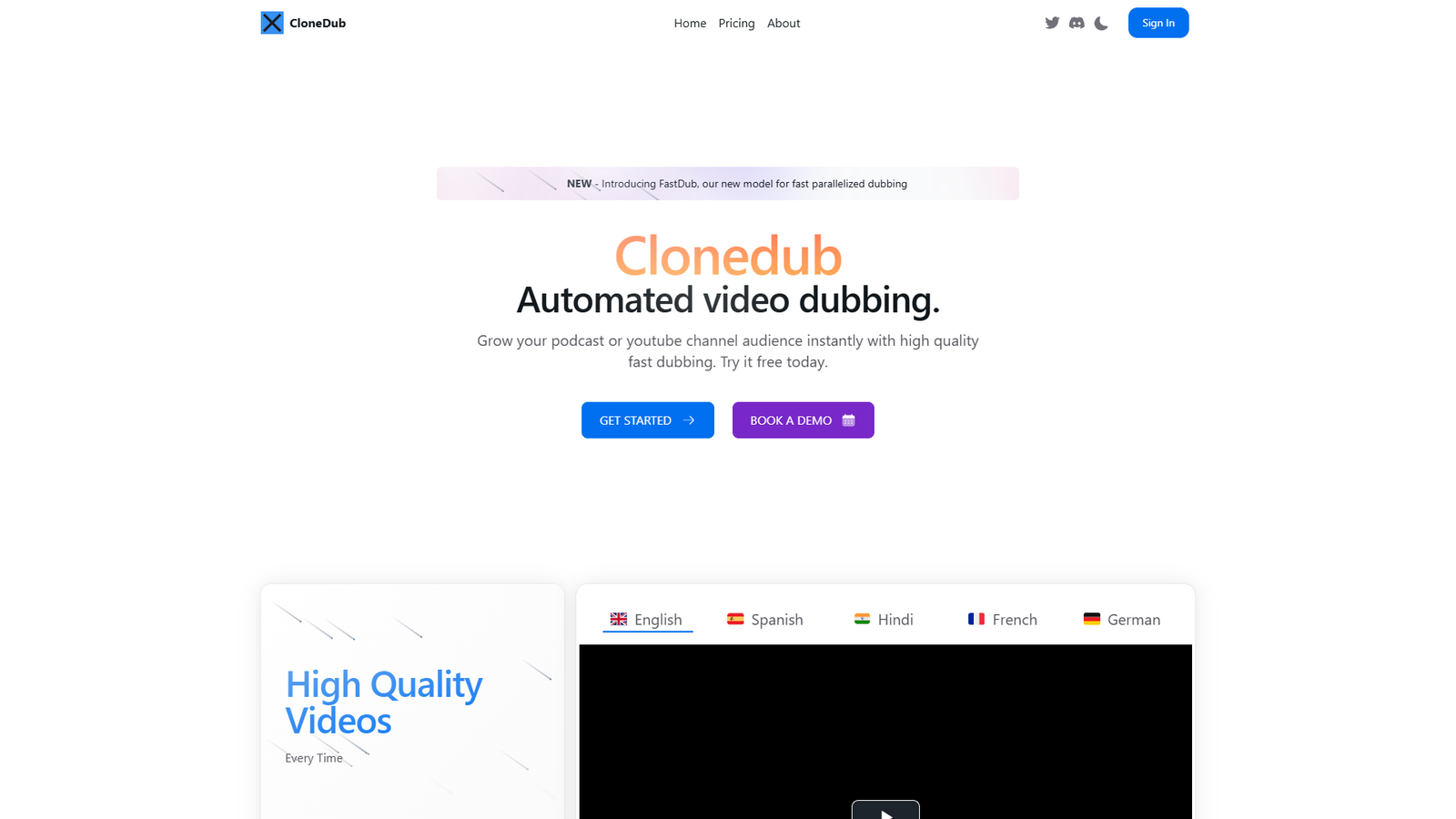 CloneDub — интерфейс нейросети CloneDub — интерфейс нейросети