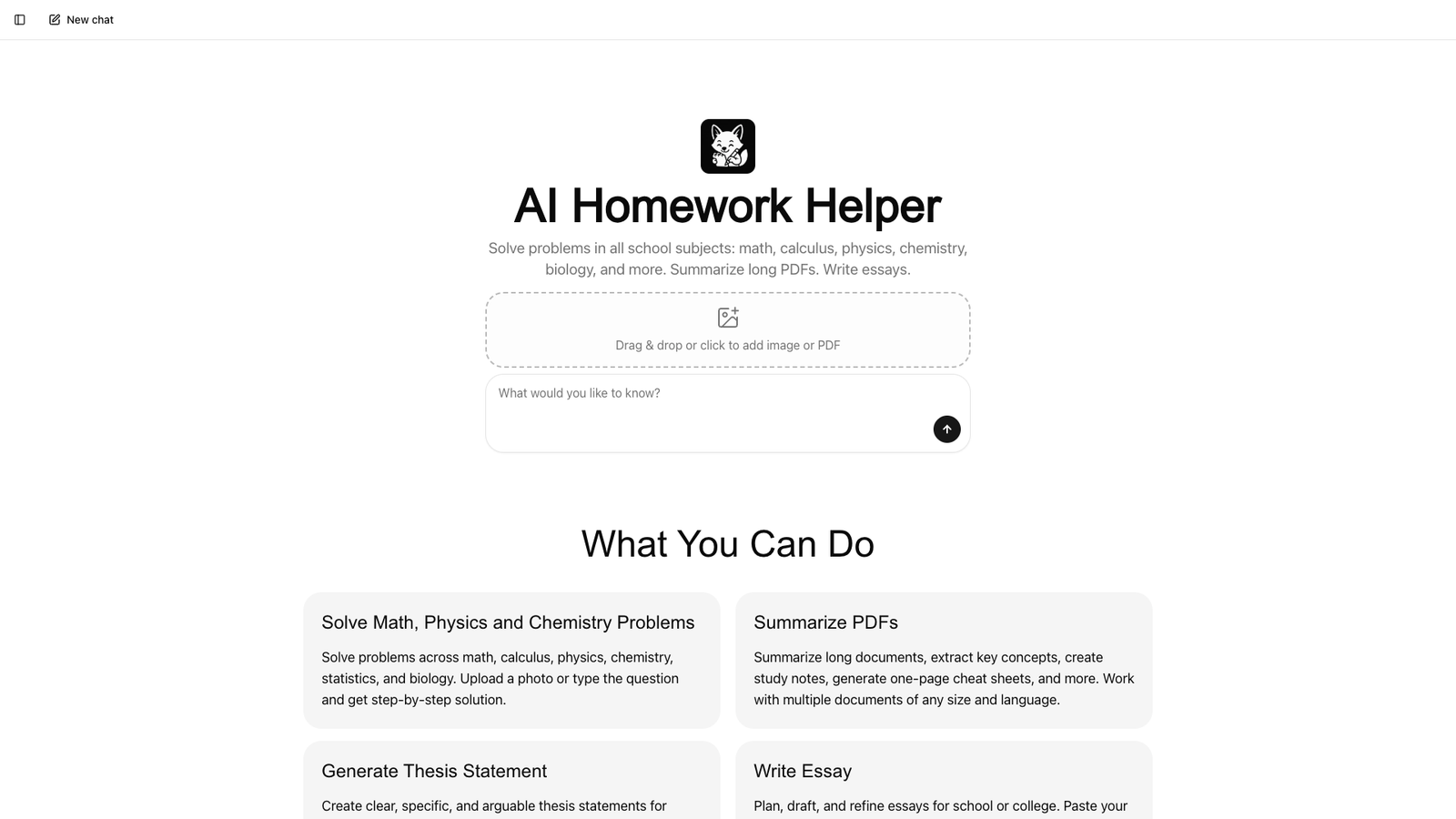 Feen AI — интерфейс нейросети