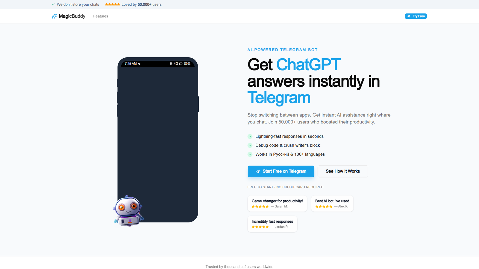 MagicBuddy — ChatGPT-бот в Telegram — интерфейс нейросети MagicBuddy — ChatGPT-бот в Telegram — интерфейс нейросети