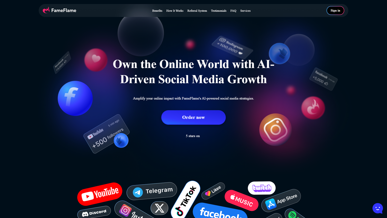 FameFlame — интерфейс нейросети FameFlame — интерфейс нейросети