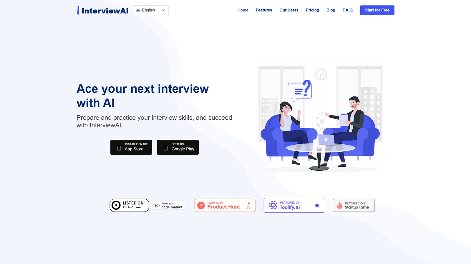 InterviewAI — интерфейс нейросети InterviewAI — интерфейс нейросети
