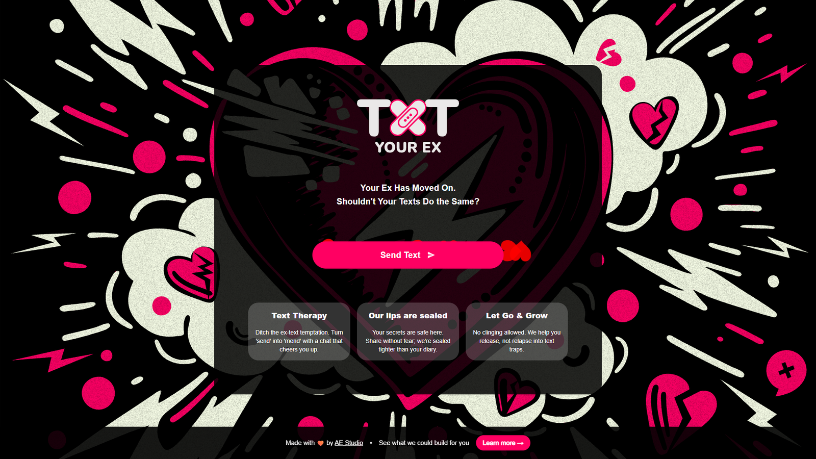Txt Your Ex — интерфейс нейросети Txt Your Ex — интерфейс нейросети