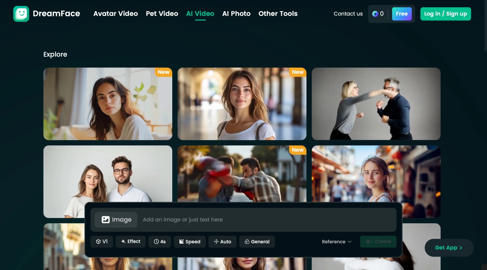 DreamFace Нейросеть Изображение