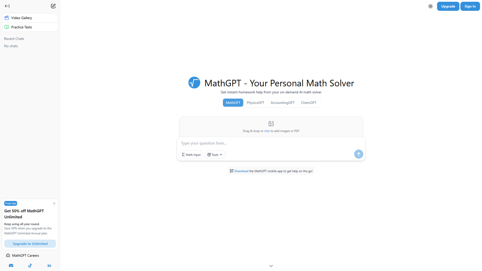 MathGPT — интерфейс нейросети MathGPT — интерфейс нейросети