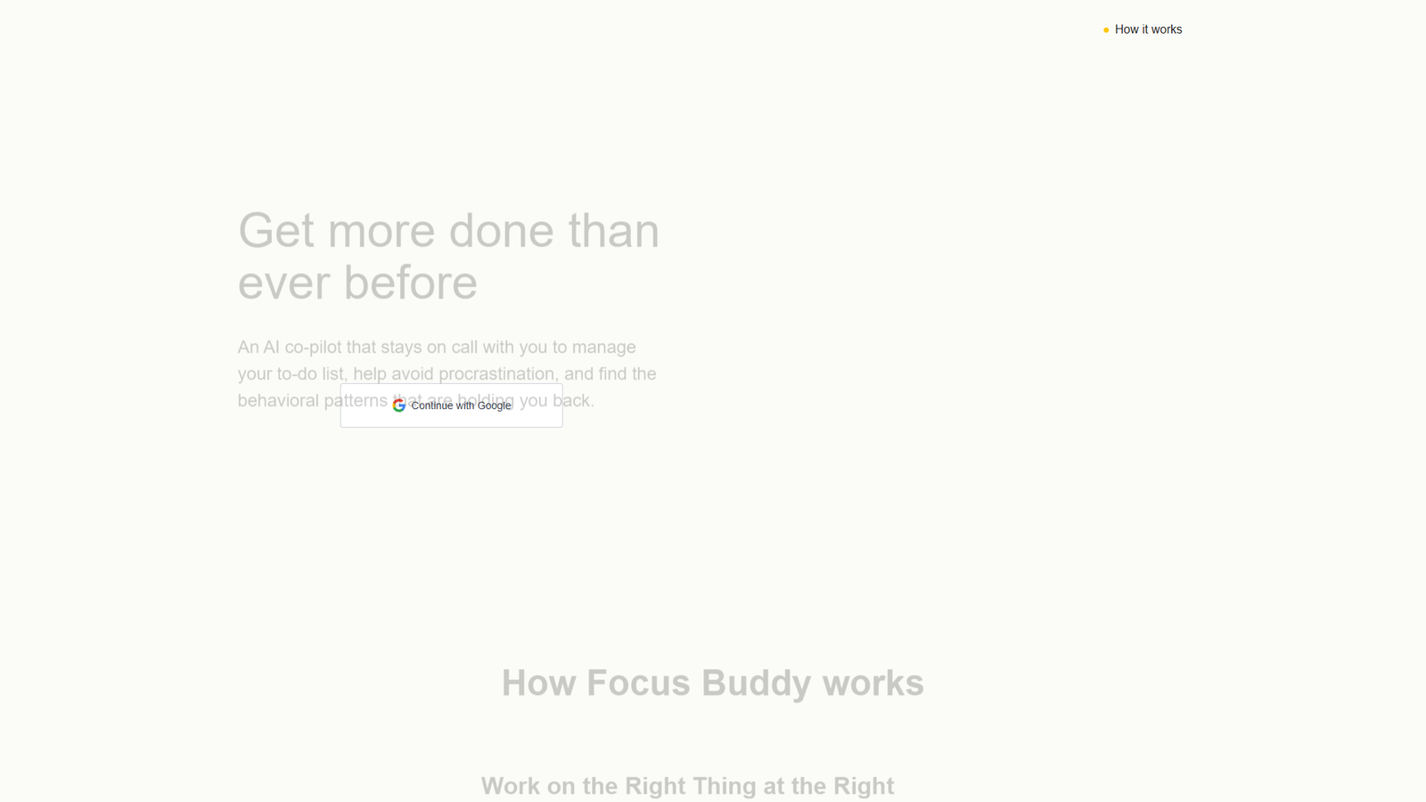 Focus Buddy — интерфейс нейросети Focus Buddy — интерфейс нейросети