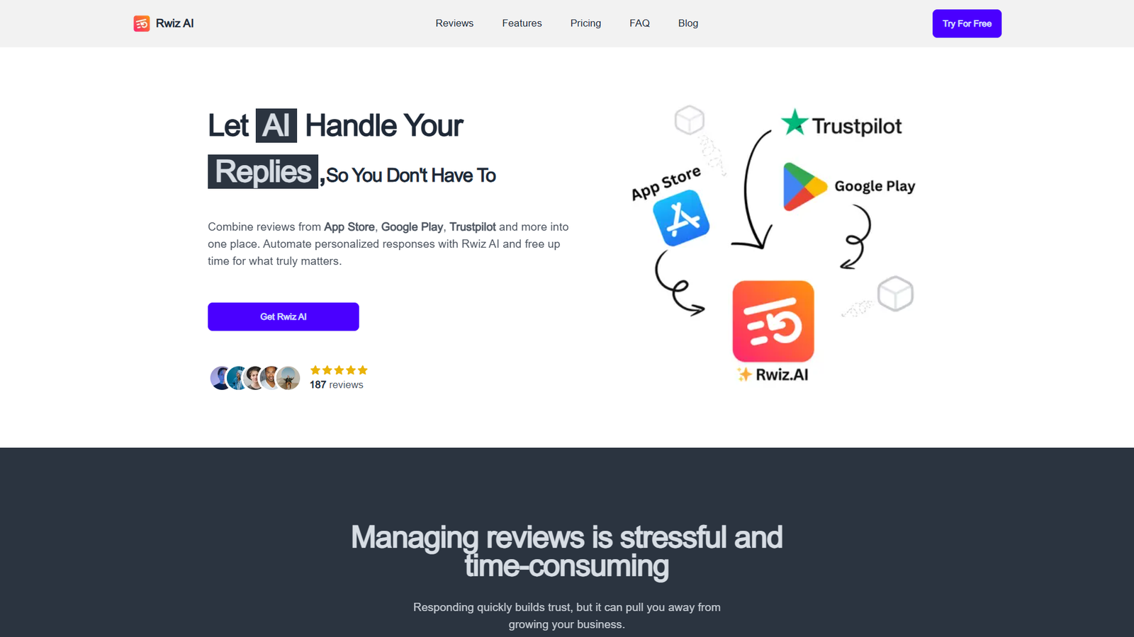 Rwiz AI — интерфейс нейросети Rwiz AI — интерфейс нейросети