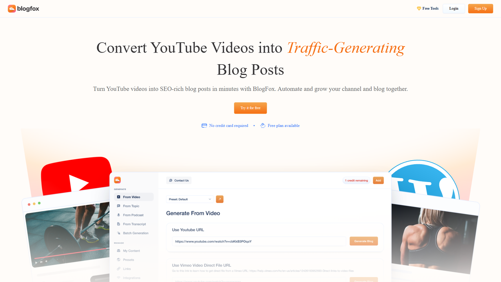BlogFox — интерфейс нейросети BlogFox — интерфейс нейросети