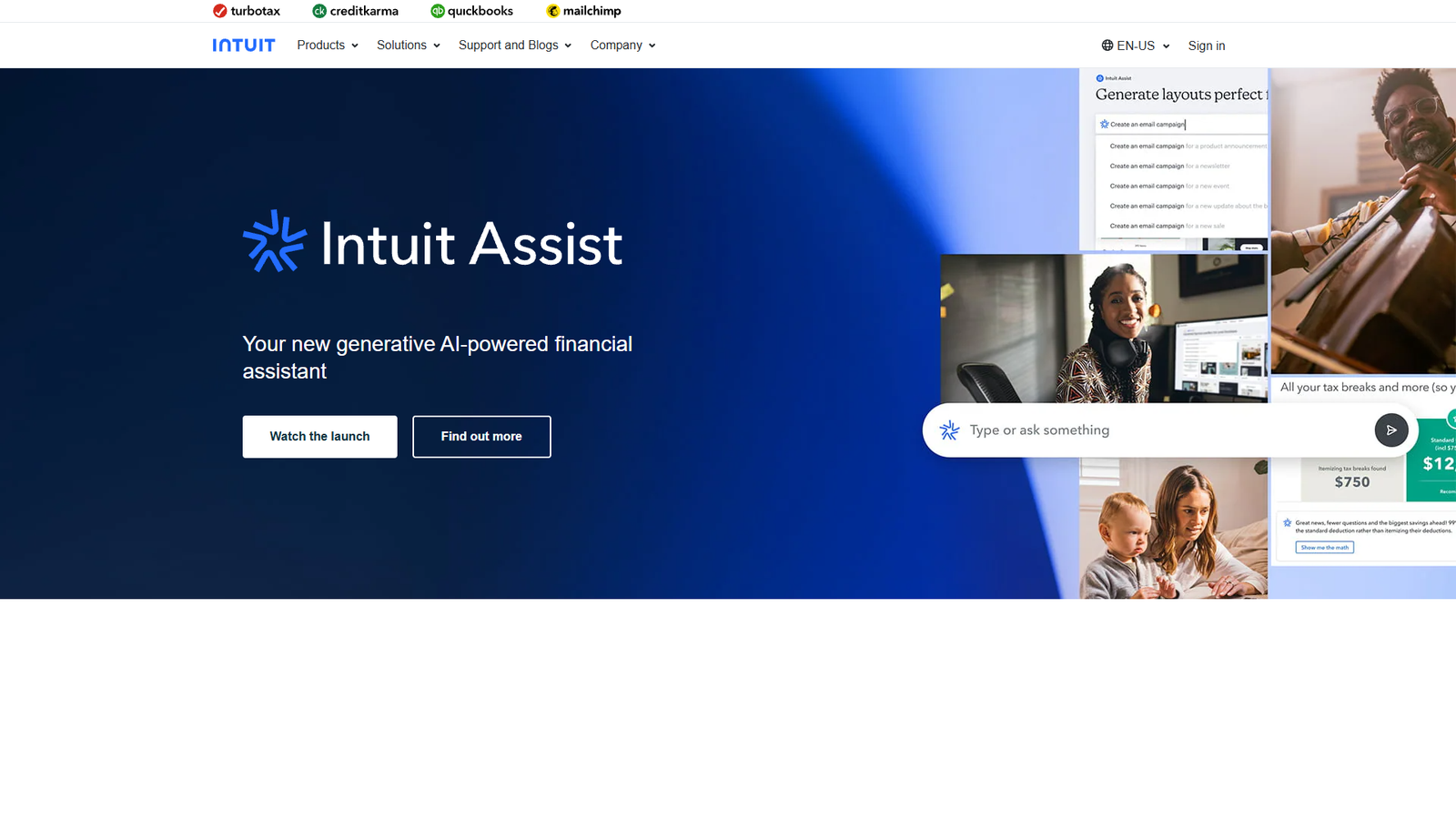 Intuit Assist — интерфейс нейросети Intuit Assist — интерфейс нейросети