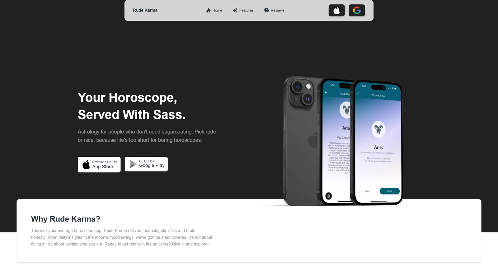 Rude Karma Astrology — интерфейс нейросети Rude Karma Astrology — интерфейс нейросети