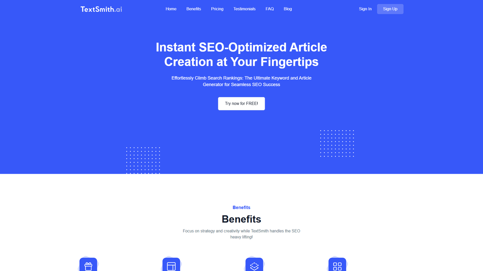 TextSmith.ai — интерфейс нейросети TextSmith.ai — интерфейс нейросети