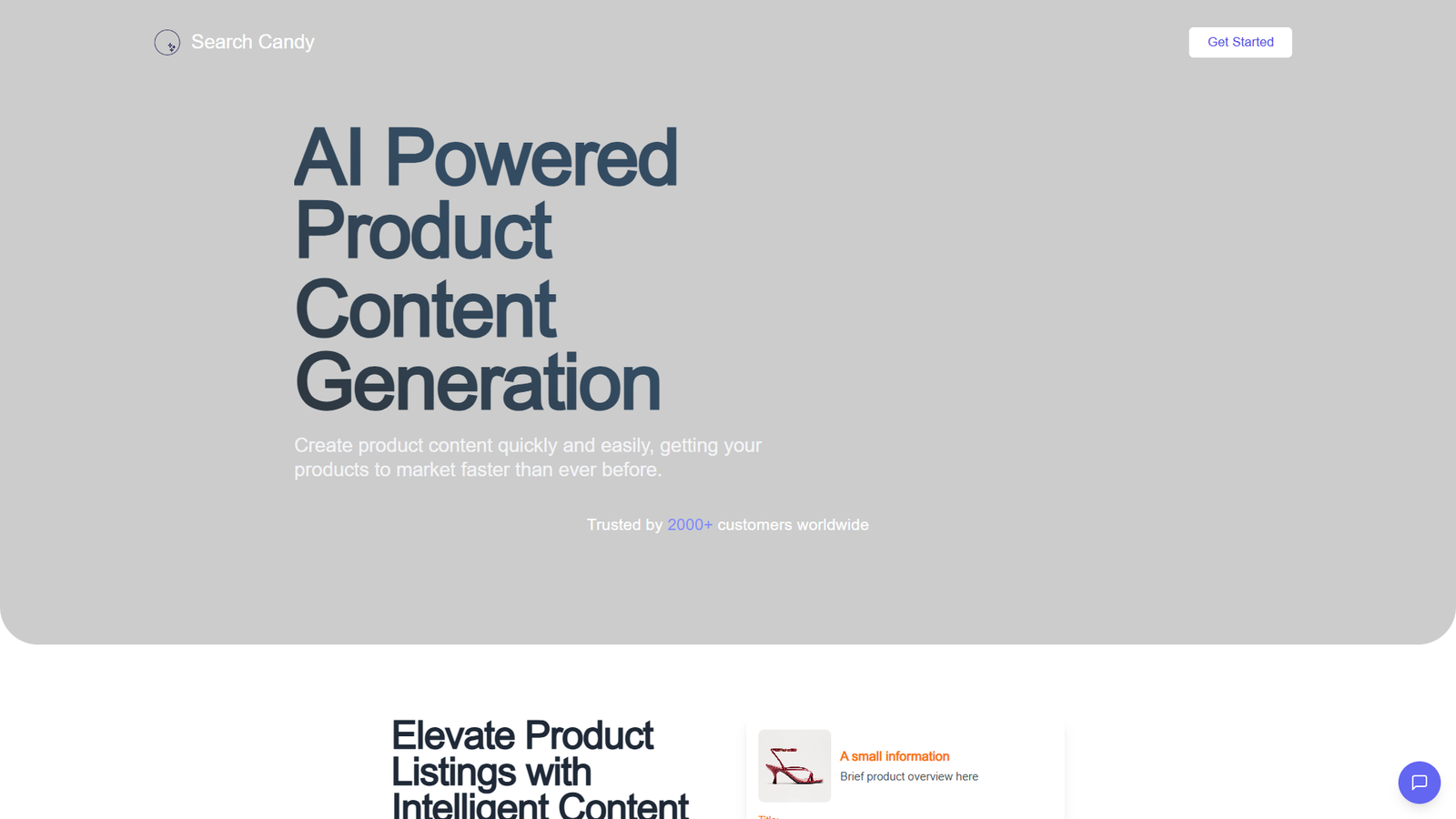 SearchCandy — интерфейс нейросети SearchCandy — интерфейс нейросети