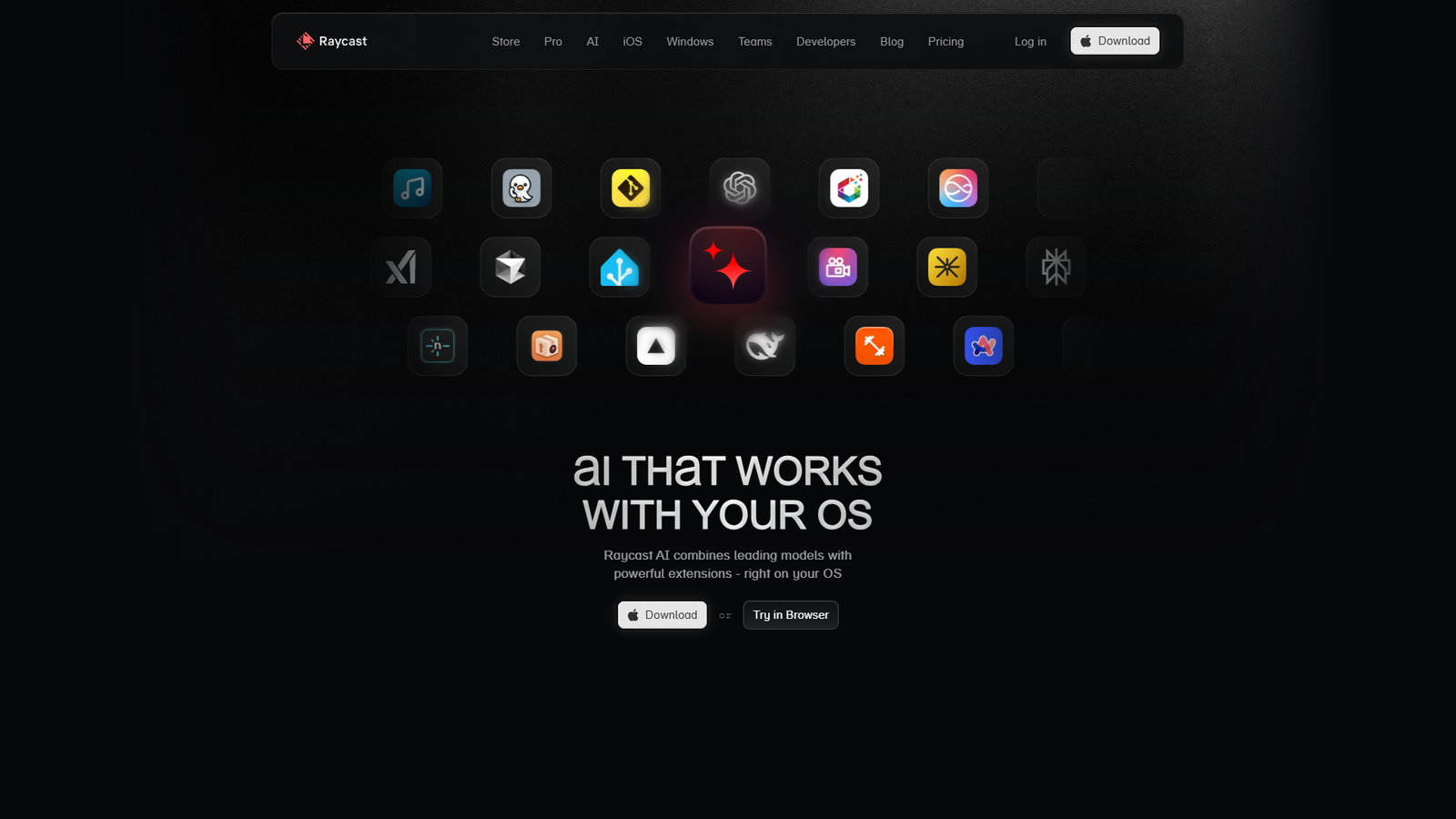 Raycast AI — интерфейс нейросети Raycast AI — интерфейс нейросети