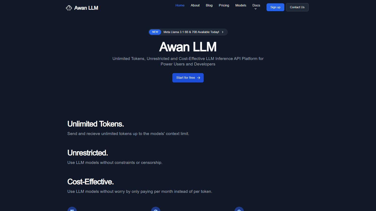 Awan LLM — интерфейс нейросети Awan LLM — интерфейс нейросети