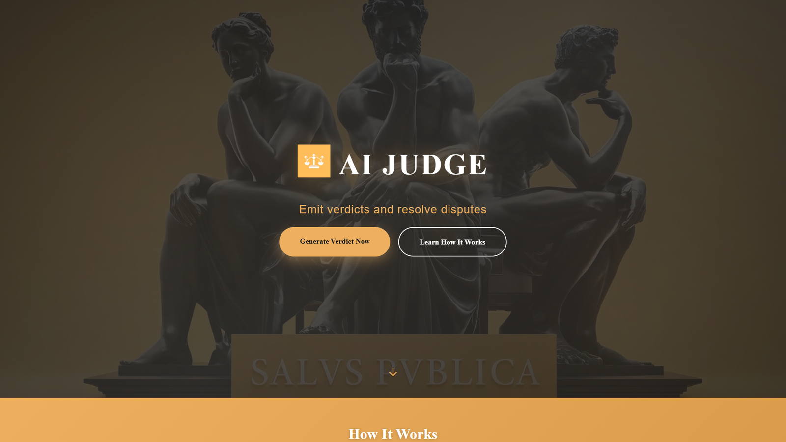 AI Judge — интерфейс нейросети AI Judge — интерфейс нейросети