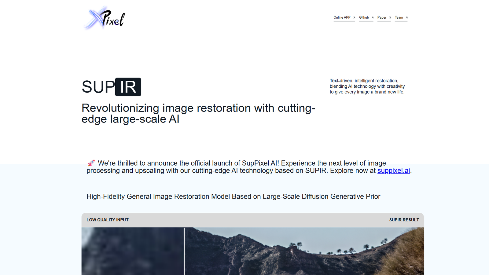 SUPIR — интерфейс нейросети SUPIR — интерфейс нейросети