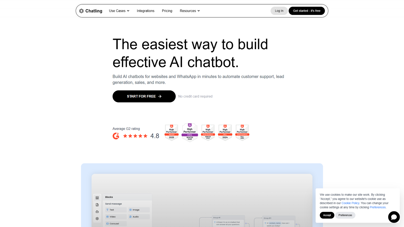 Chatling — интерфейс нейросети Chatling — интерфейс нейросети