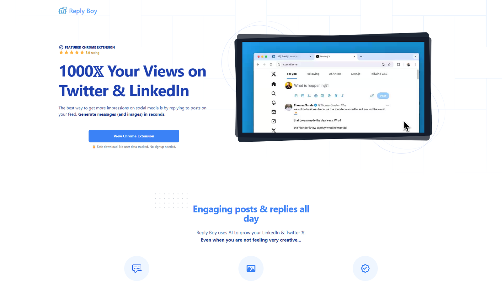 Reply Boy — интерфейс нейросети Reply Boy — интерфейс нейросети