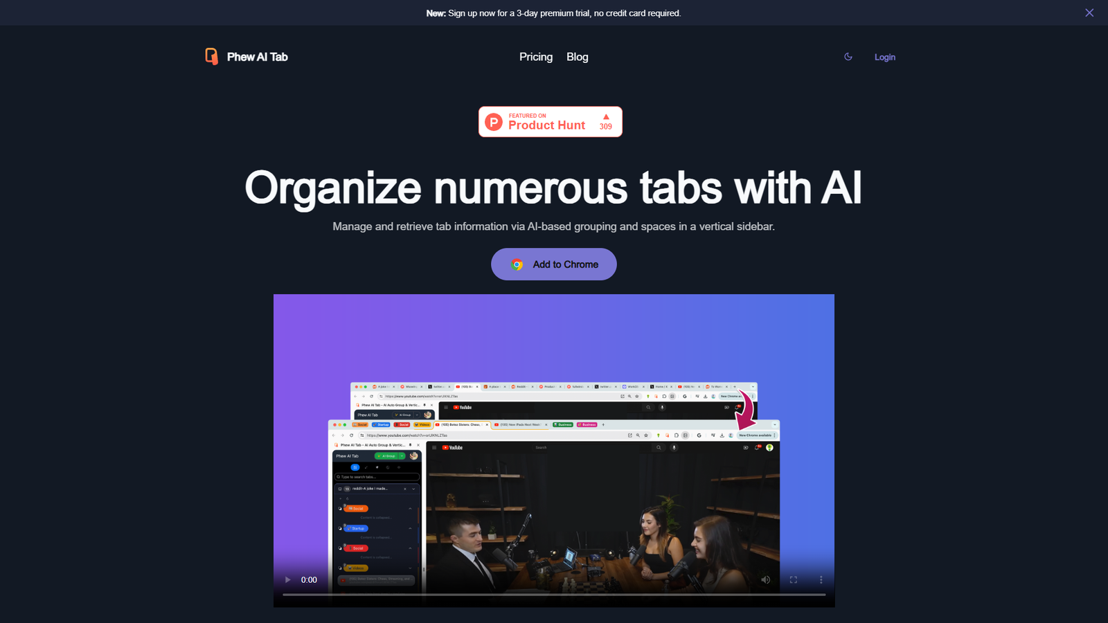 Phew AI Tab — интерфейс нейросети Phew AI Tab — интерфейс нейросети