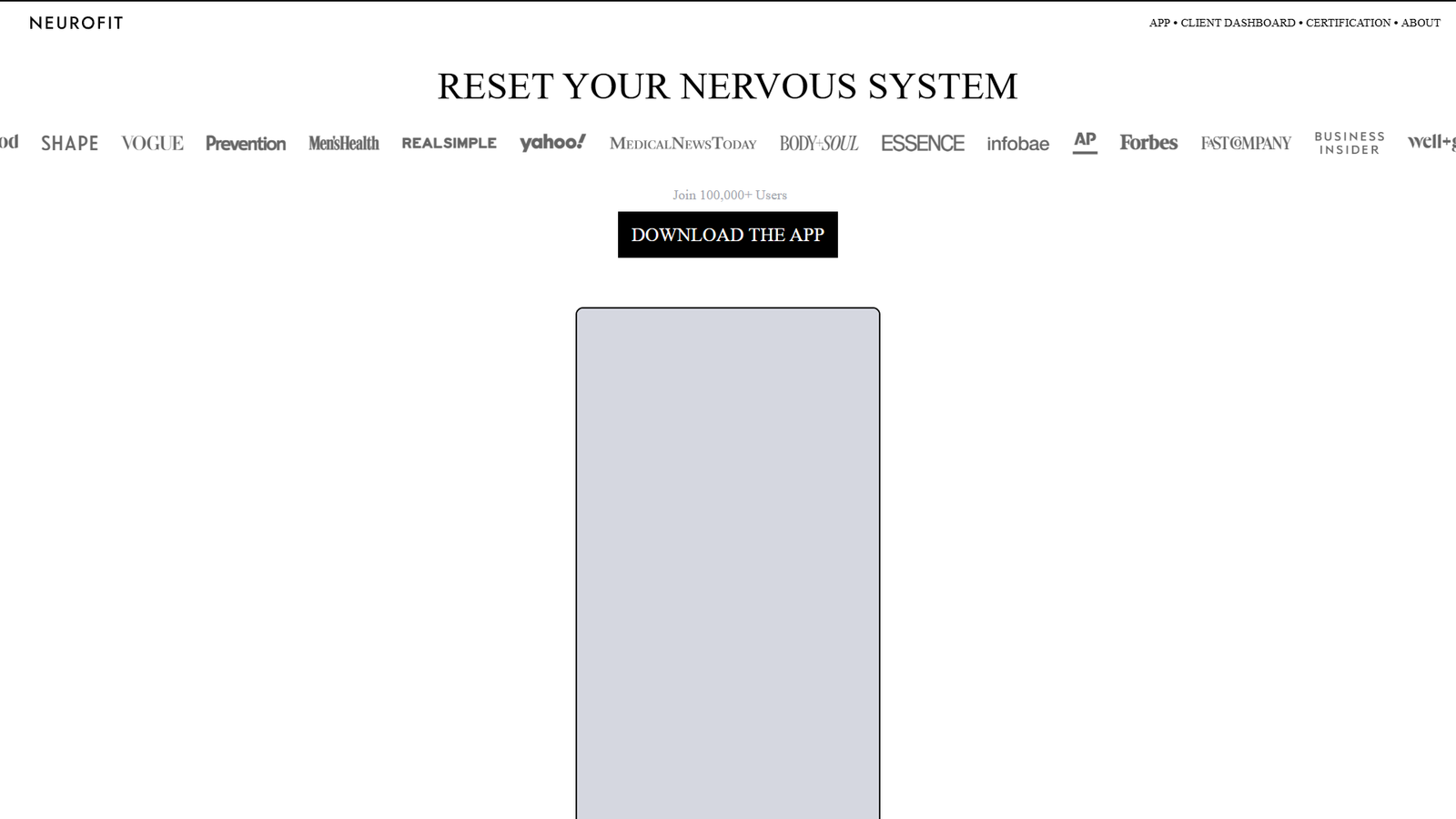 NEUROFIT App — интерфейс нейросети NEUROFIT App — интерфейс нейросети