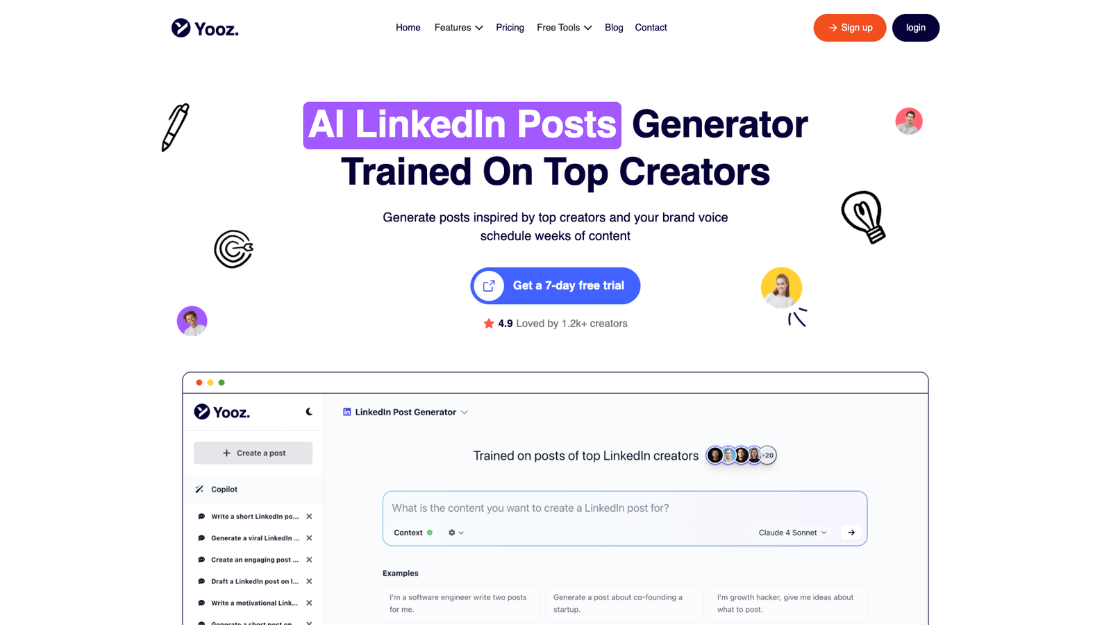 Yooz AI — интерфейс нейросети Yooz AI — интерфейс нейросети
