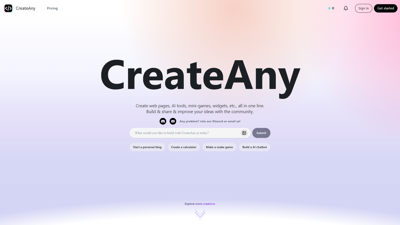CreateAny.ai — интерфейс нейросети CreateAny.ai — интерфейс нейросети