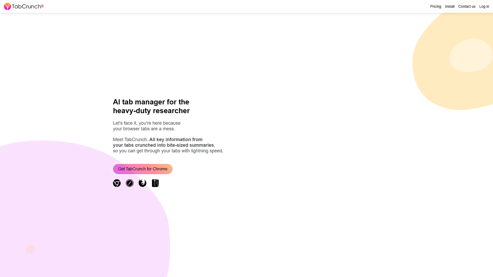 TabCrunch — интерфейс нейросети TabCrunch — интерфейс нейросети