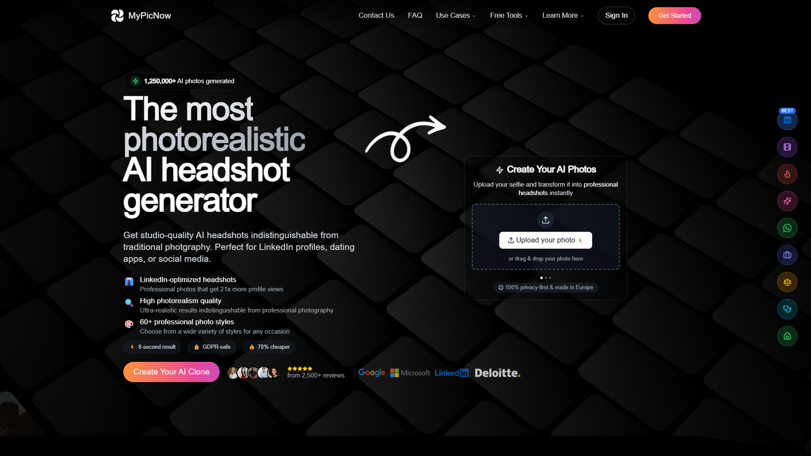 MyPicNow — интерфейс нейросети MyPicNow — интерфейс нейросети