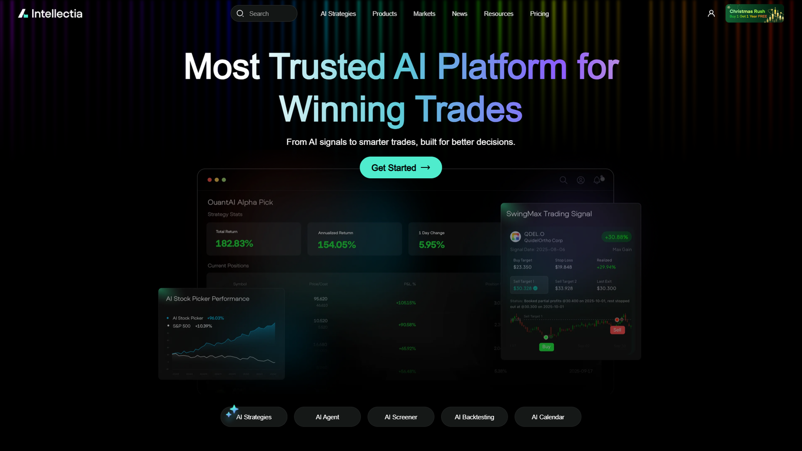 Intellectia AI — интерфейс нейросети Intellectia AI — интерфейс нейросети